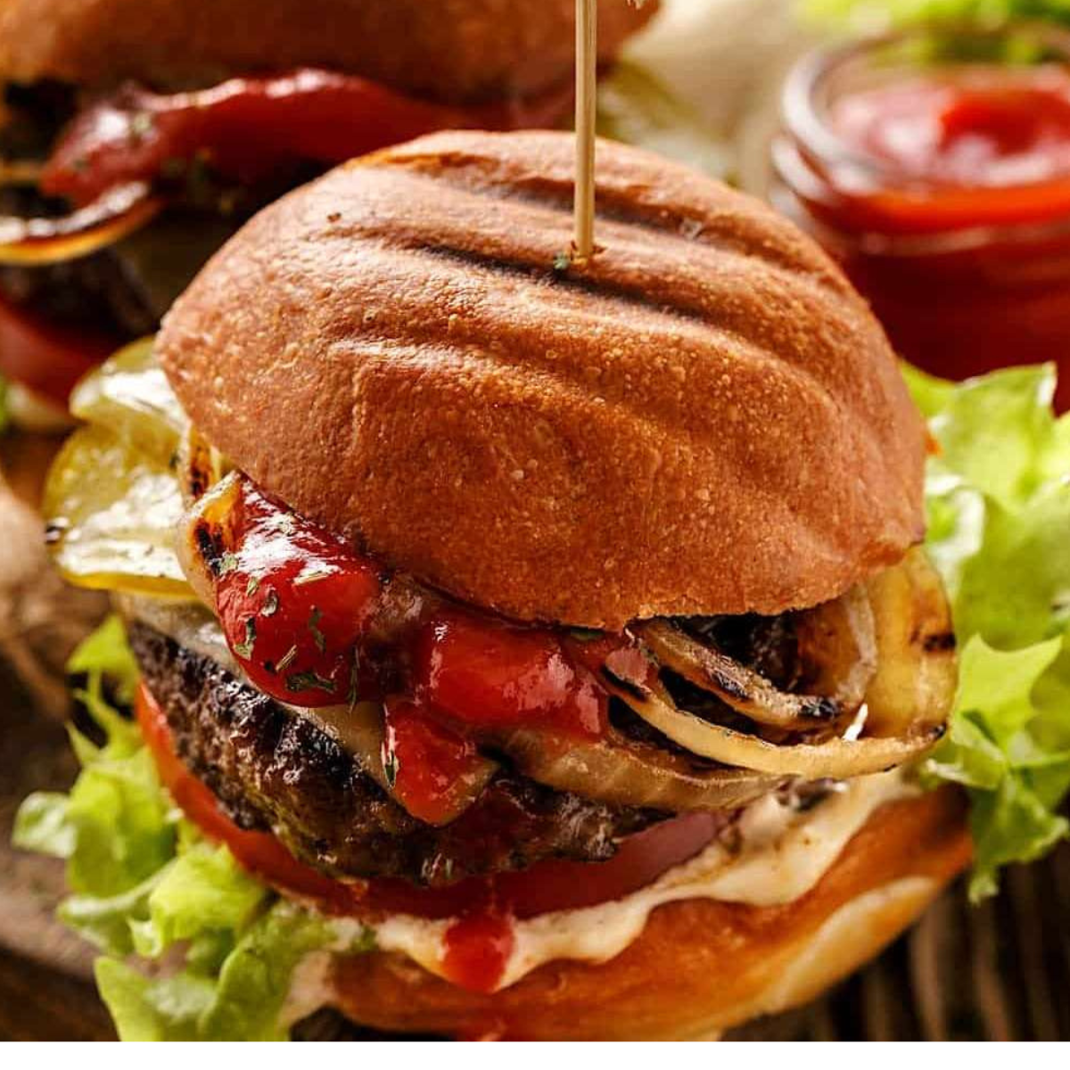 Hamburger au barbecue